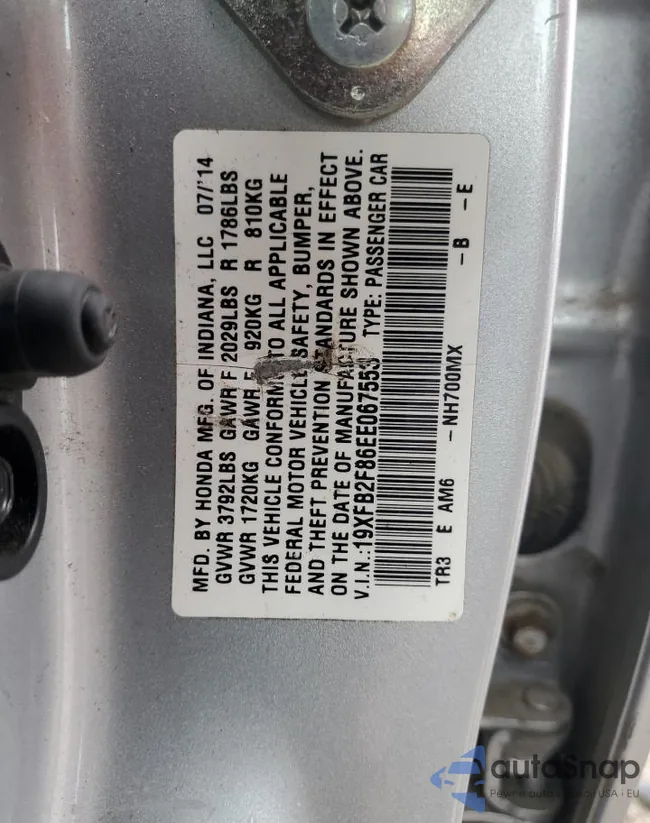 19XFB2F86EE067553: 80499755