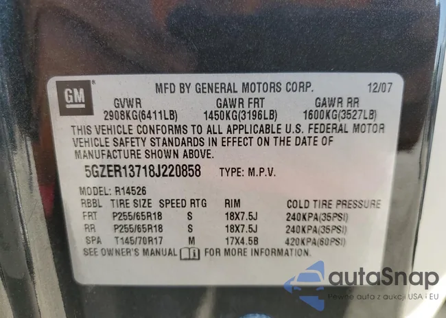 5GZER13718J220858: 80992755