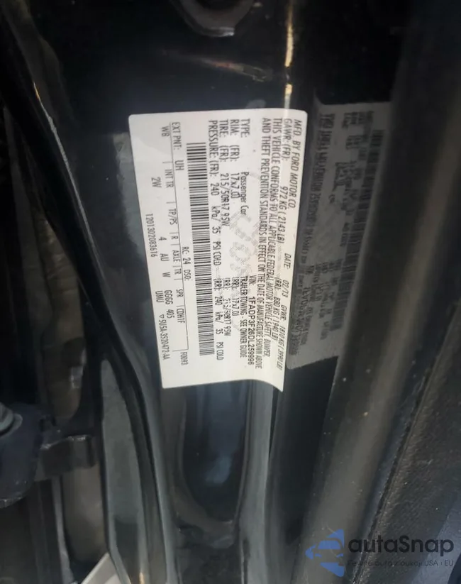 1FADP3F26DL259996: 80800165