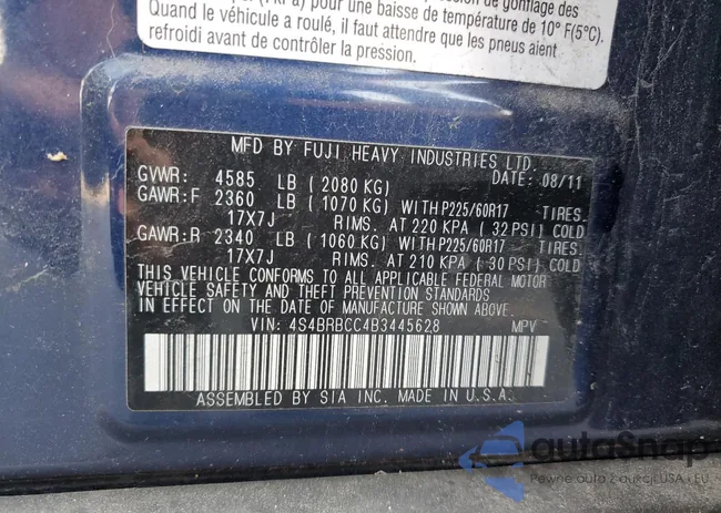 4S4BRBCC4B3445628: 80956955