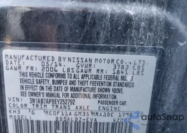 3N1AB7AP8EY252792: 81346715