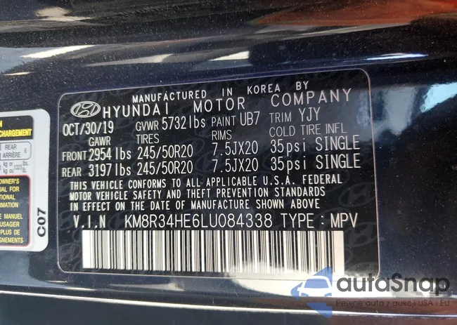 KM8R34HE6LU084338: 82164715