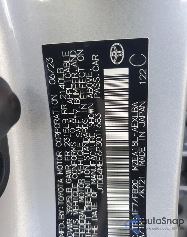 JTDB4MEE6P3011683: 70963835