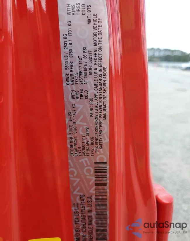 1C6HJTAG1PL571476: 81318065