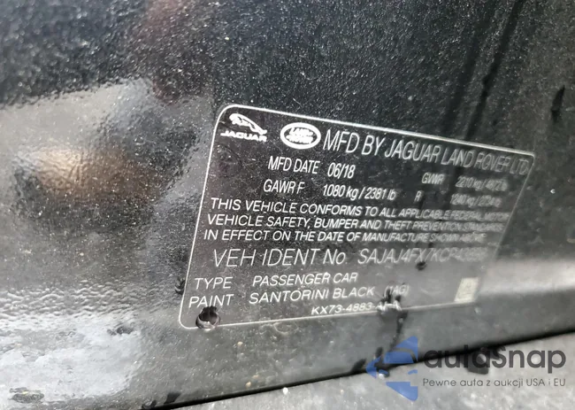 SAJAJ4FX7KCP43898: 82098265