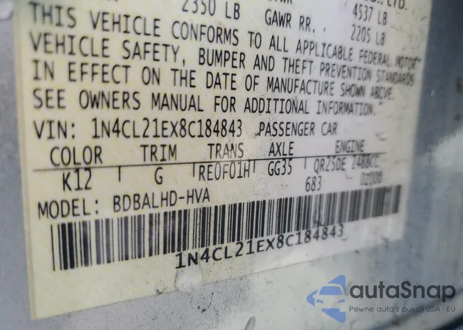 1N4CL21EX8C184843: 77195674