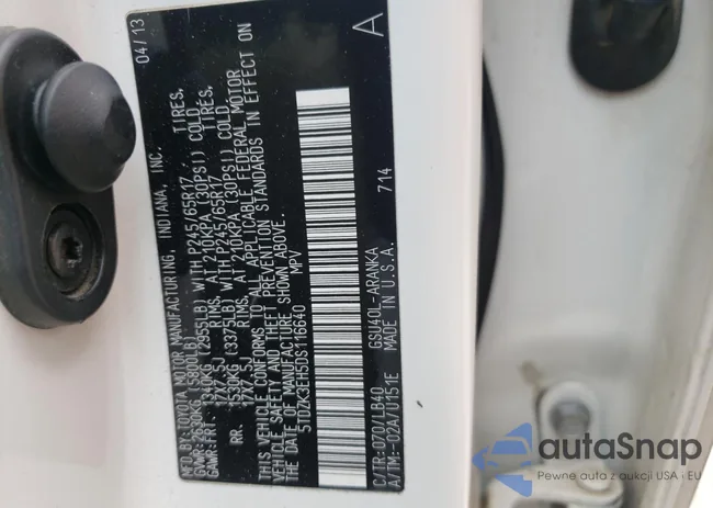 5TDZK3EH5DS116640: 75796944