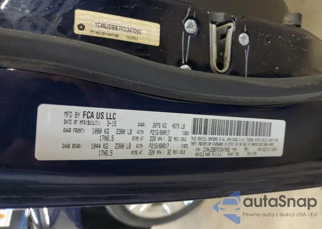 1C4NJDBB7FD347092: 77380984