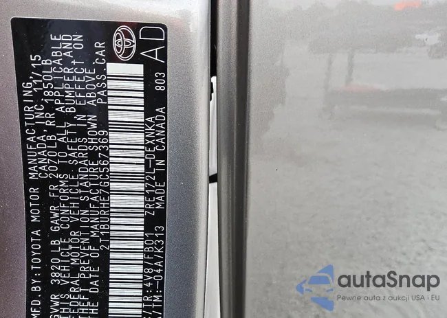 2T1BURHE7GC567369: 74113084