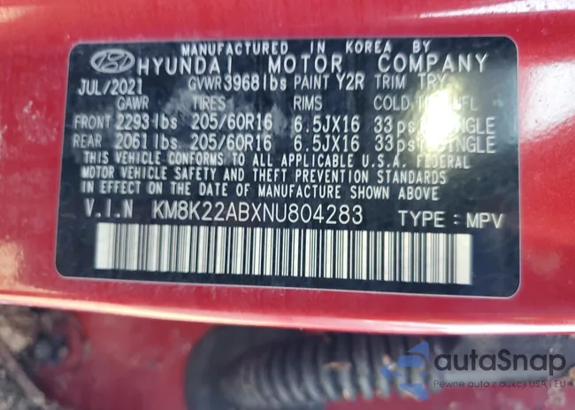 KM8K22ABXNU804283: 73907404