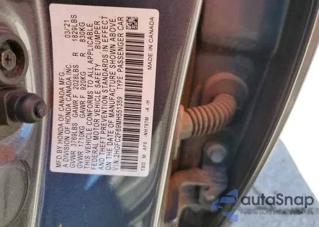 2HGFC2F69MH551359: 73954944