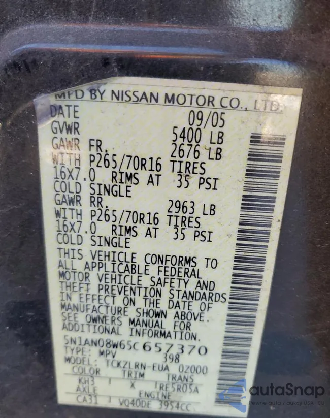 5N1AN08W65C657370: 75235104