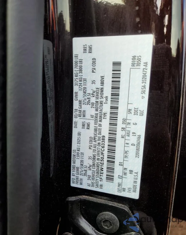 1FTEW1E50JFC63389: 78093394