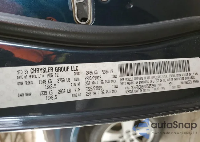 3C4PDCAB2DT505289: 88791105