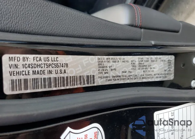 1C4SDHCT5PC557478: 74514294