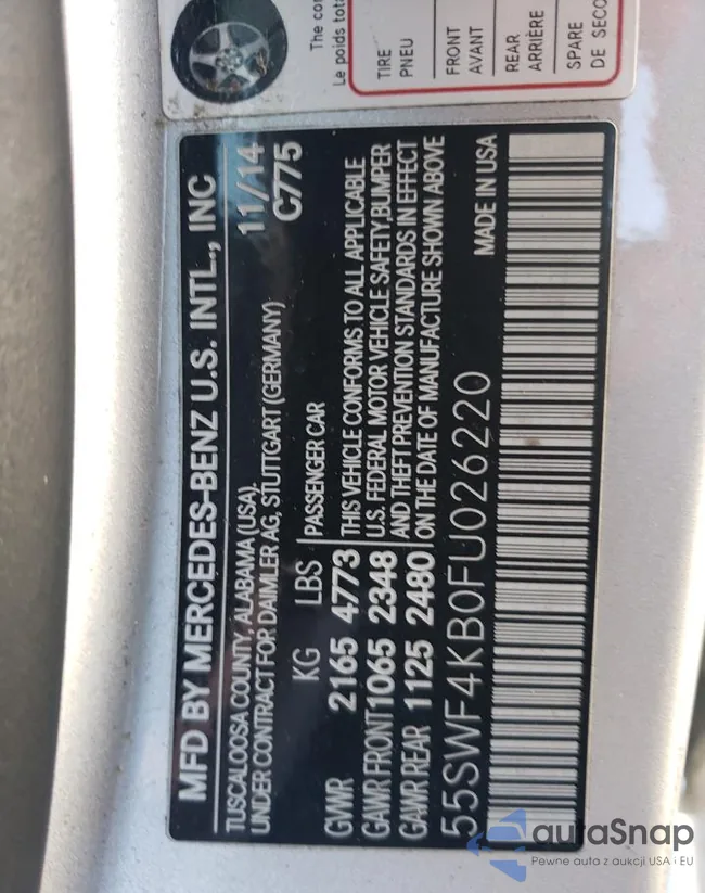 55SWF4KB0FU026220: 77148584