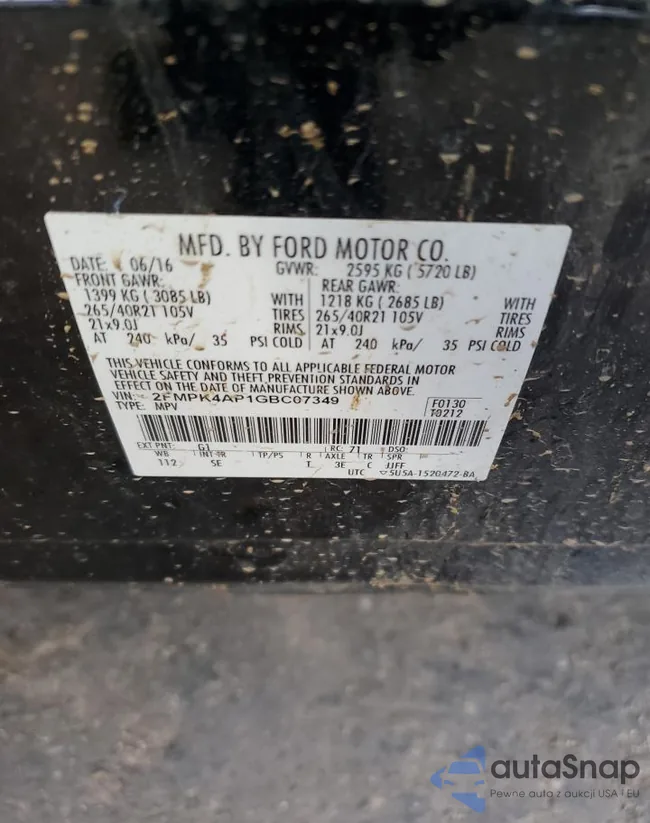 2FMPK4AP1GBC07349: 77493954