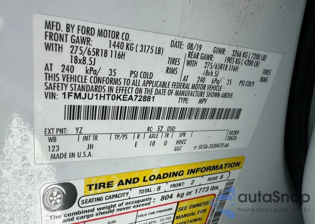 1FMJU1HT0KEA72881: 75964364