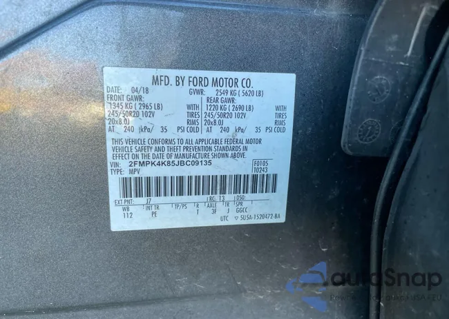 2FMPK4K85JBC09135: 90014975