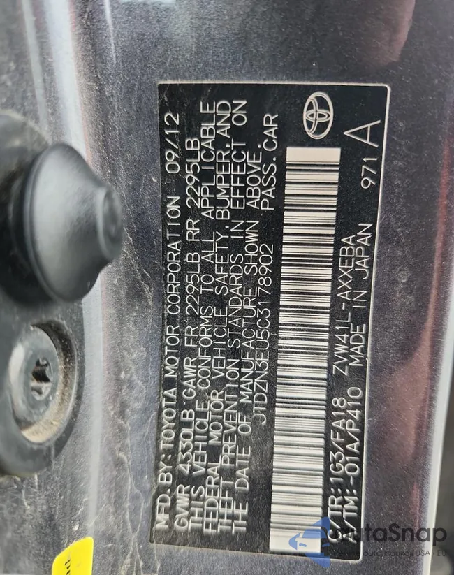 JTDZN3EU5C3178902: 89859225