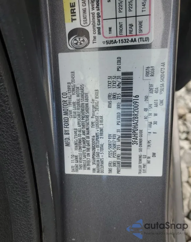 3FAHP0HA2BR200916: 90435605