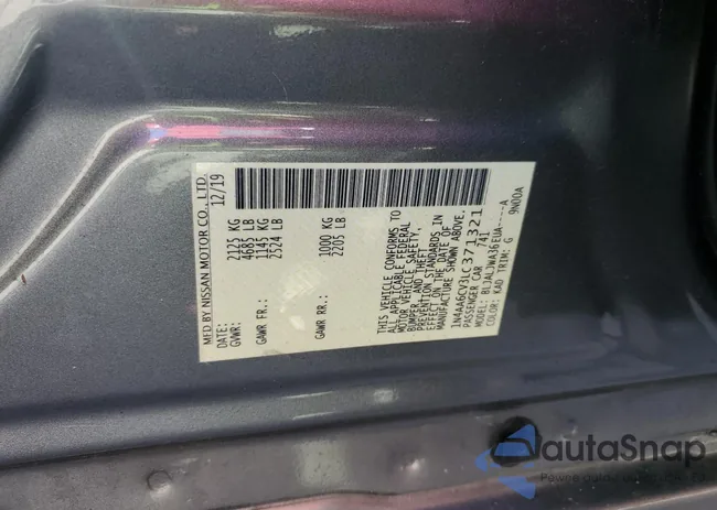 1N4AA6CV3LC371321: 82410335