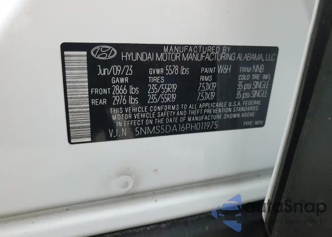 5NMS5DA16PH011975: 90034375