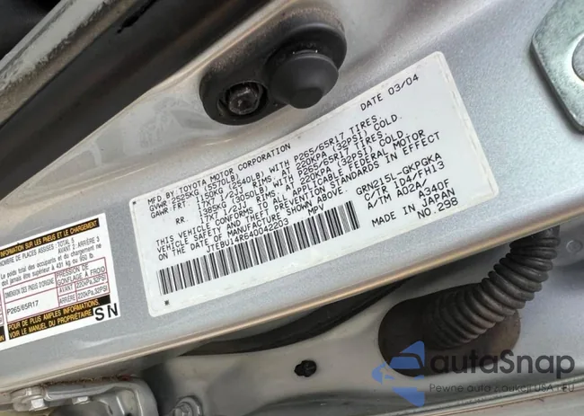 JTEBU14R640042203: 86597395