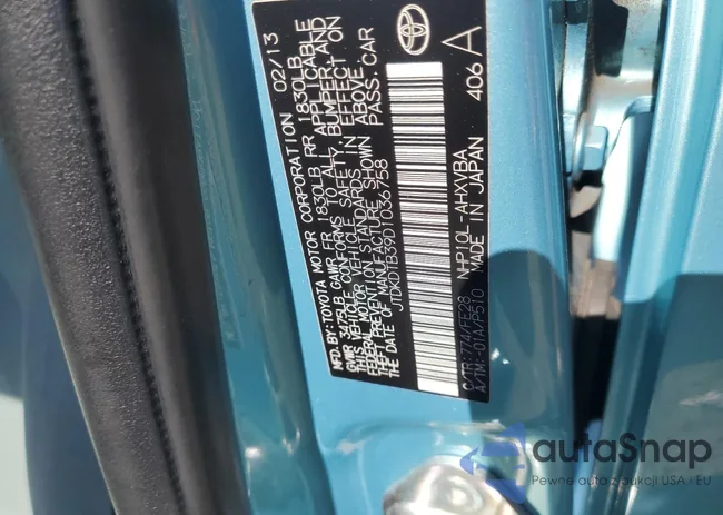 JTDKDTB39D1036758: 84961135