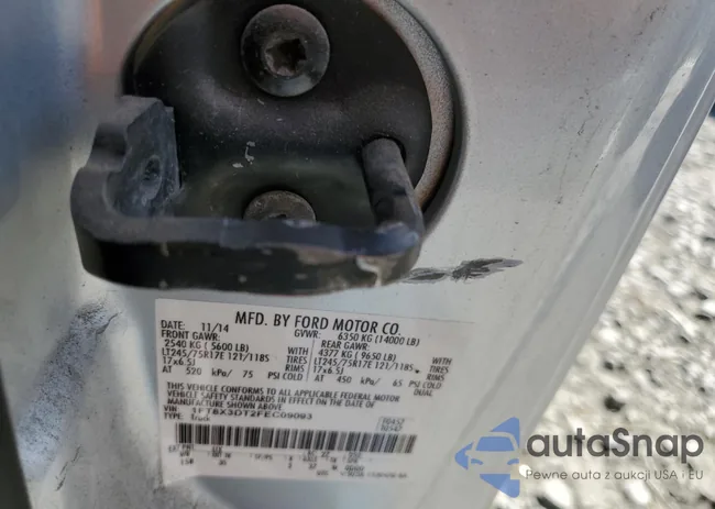 1FT8X3DT2FEC09093: 85262575