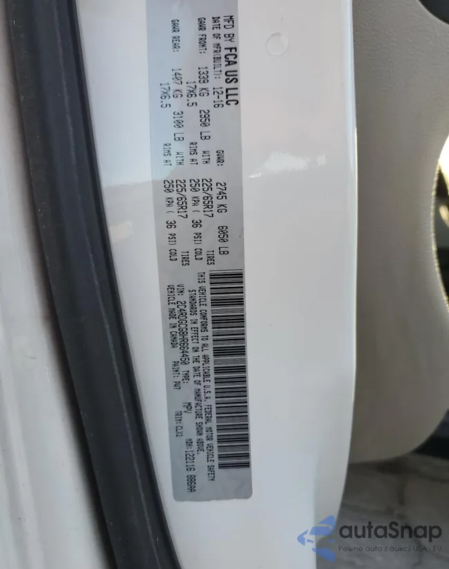 2C4RDGCG8HR664450: 90876875