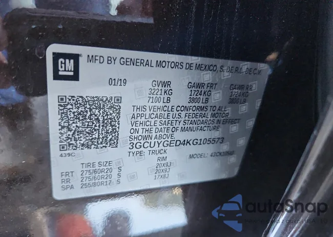 3GCUYGED4KG105573: 89735075