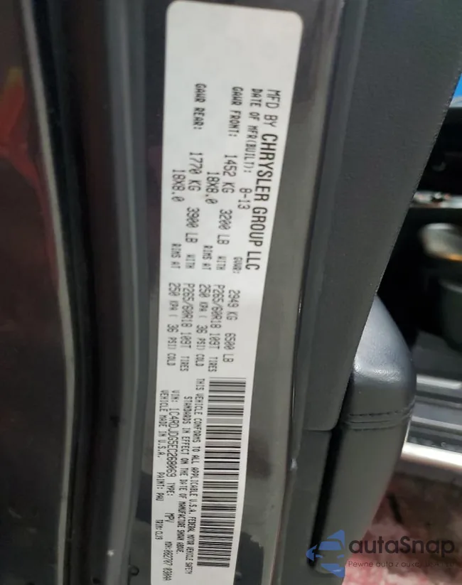 1C4RDJDG5EC268069: 90797235