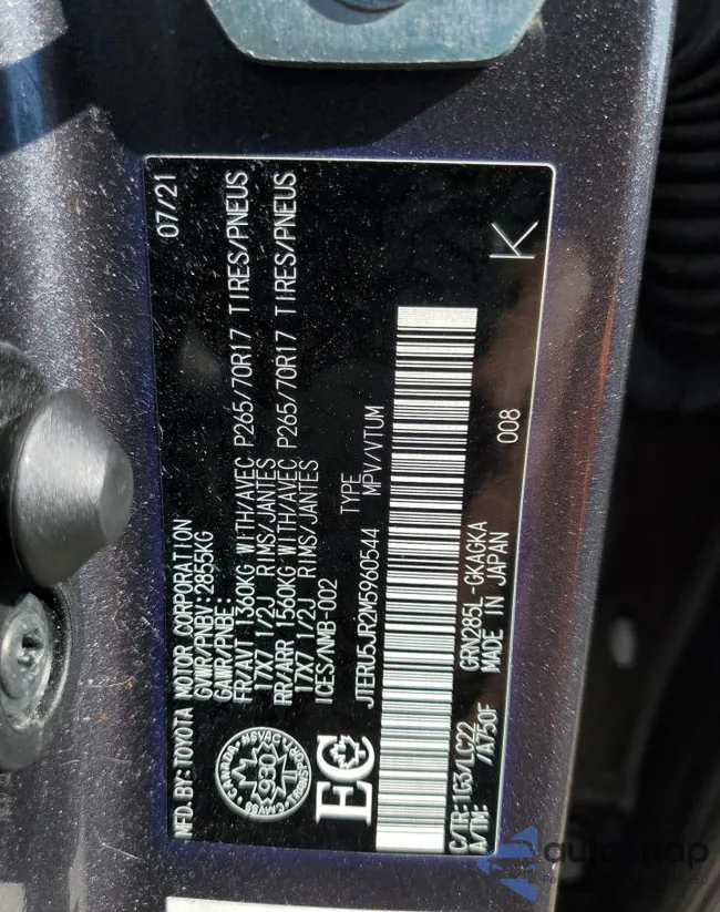 JTERU5JR2M5960544: 82771095