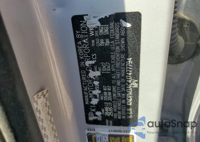 KNDPM3AC4J7477794: 85181335