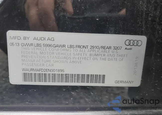 WAURMAFD2EN001895: 89799775