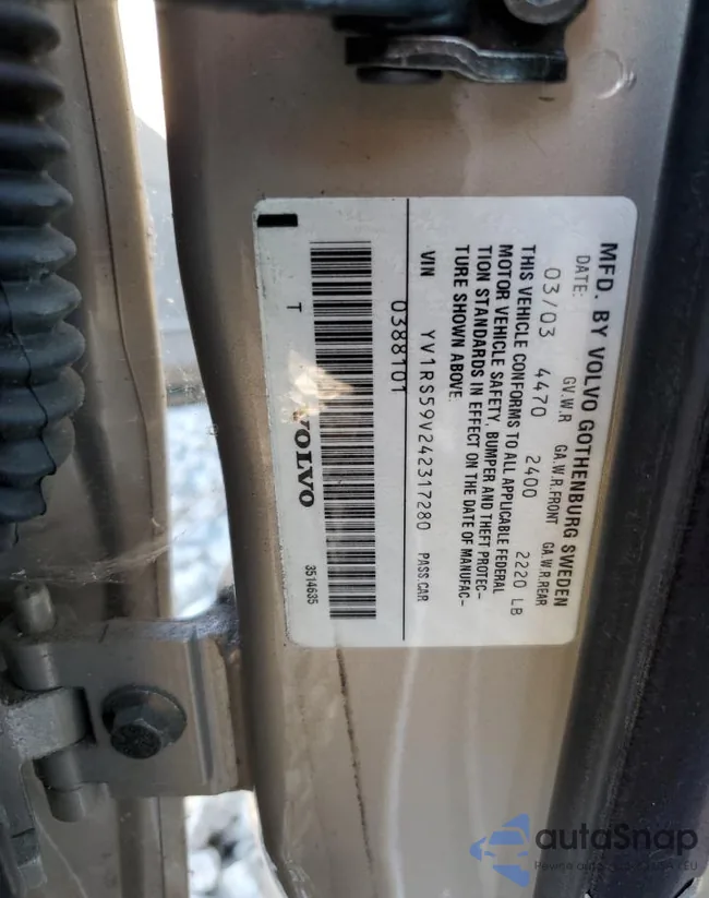 YV1RS59V242317280: 85786065