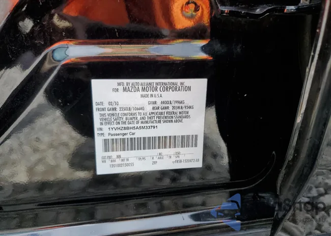 1YVHZ8BH5A5M33791: 85132125