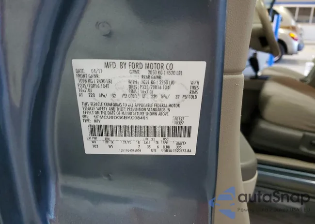 1FMCU0DG6BKC08461: 86408175