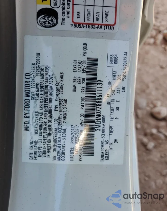 3MEHM07Z88R611139: 89435765