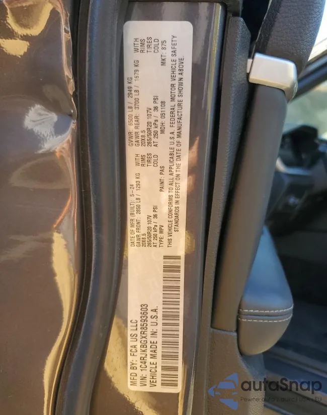 1C4RJKBGXR8593603: 90547825