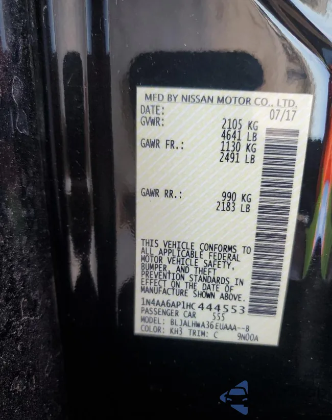 1N4AA6AP1HC444553: 84723935