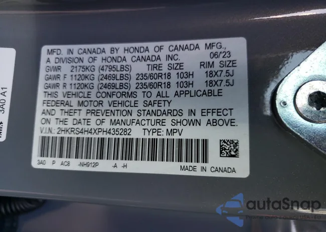 2HKRS4H4XPH435282: 87488955