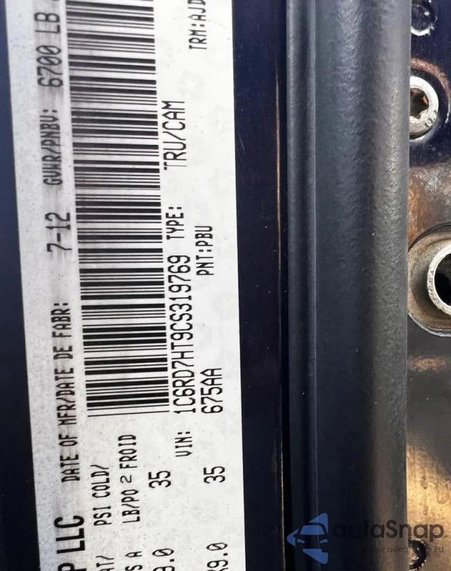 1C6RD7HT9CS319769: 90724885