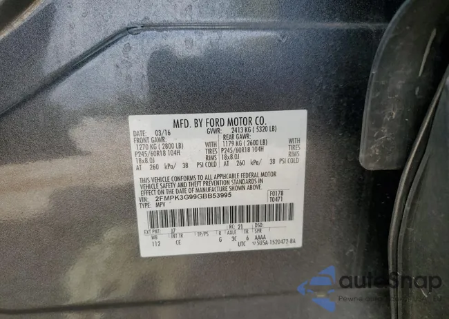 2FMPK3G99GBB53995: 85341715