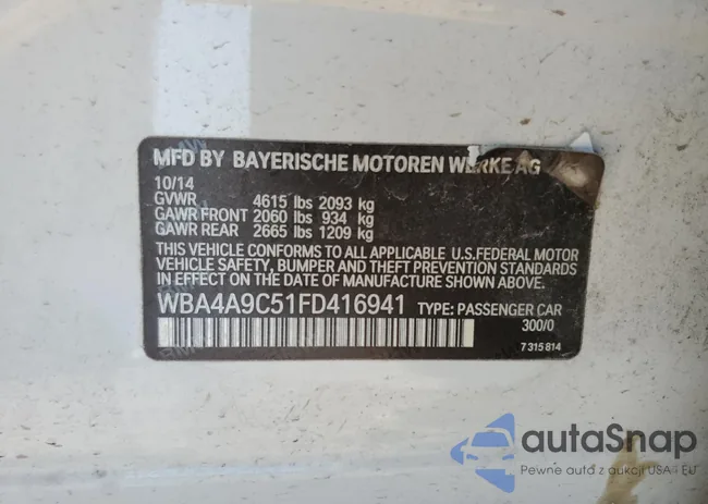 WBA4A9C51FD416941: 87302445