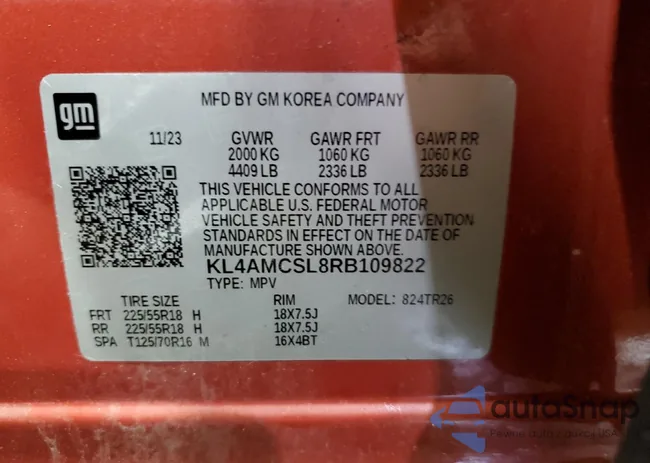 KL4AMCSL8RB109822: 90453655