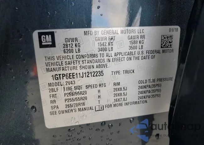 1GTP6EE11J1212235: 90515405