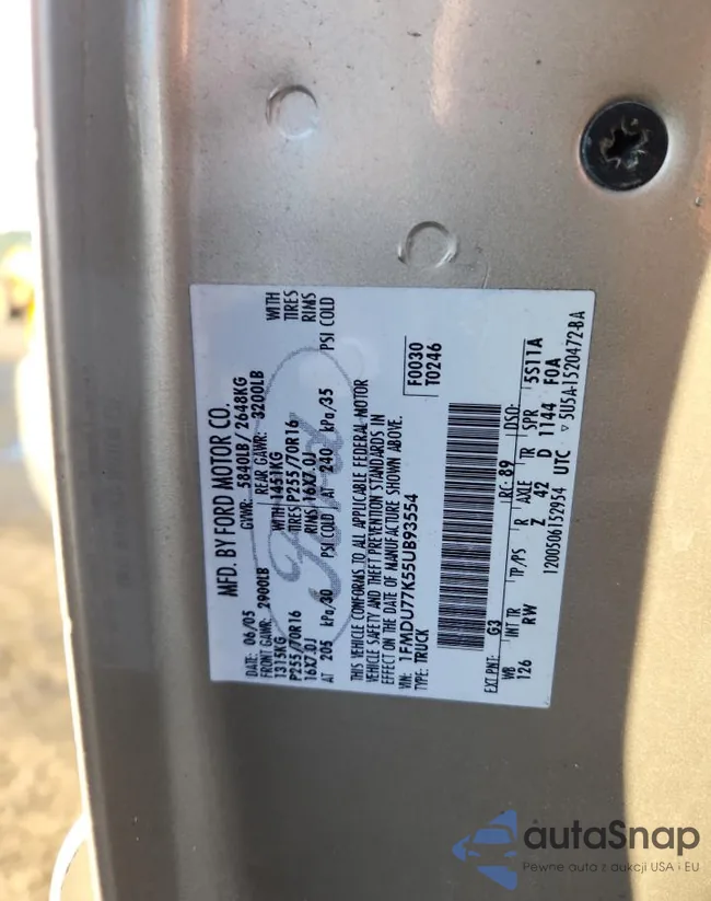 1FMDU77K55UB93554: 90036195