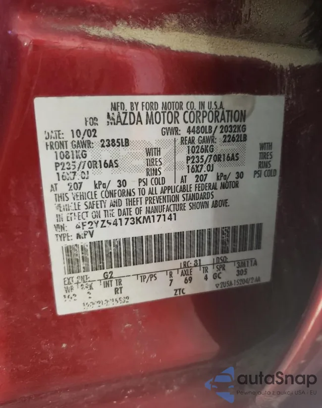 4F2YZ94173KM17141: 82443115